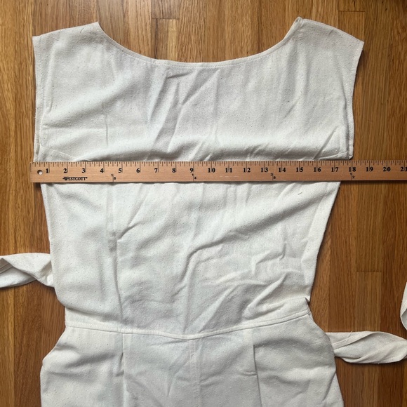 Ozma Raw Silk Jumpsuit - ivory - Picture 10 of 13